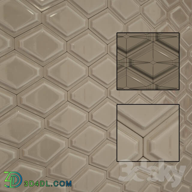 Bathroom accessories - wall_tiles_hex