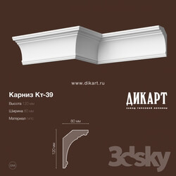 Decorative plaster - KT-39.120Hx80mm 