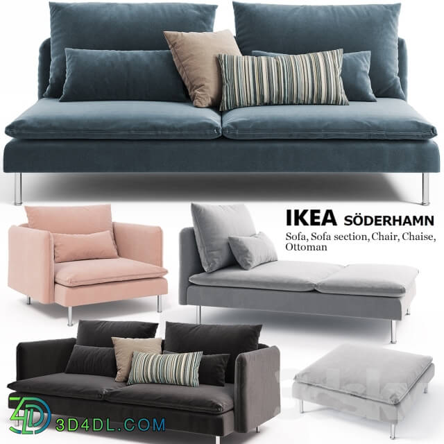 Sofa - Sofas_ chairs_ couch_ ottoman Ikea SODERHAMN