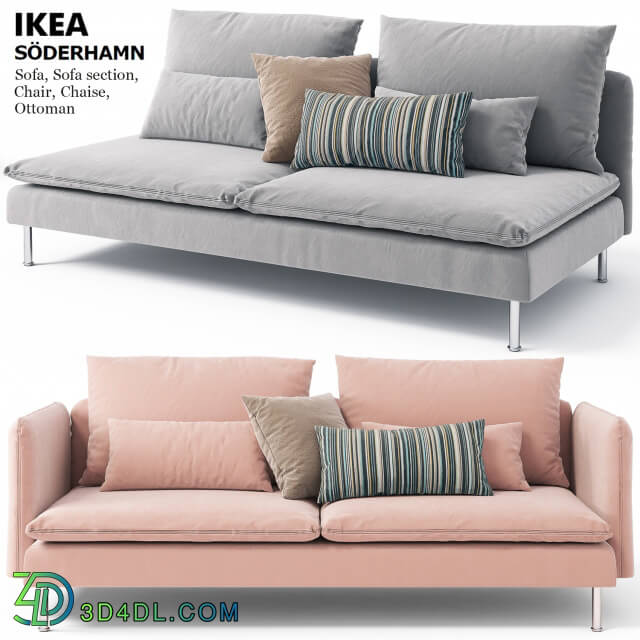 Sofa - Sofas_ chairs_ couch_ ottoman Ikea SODERHAMN