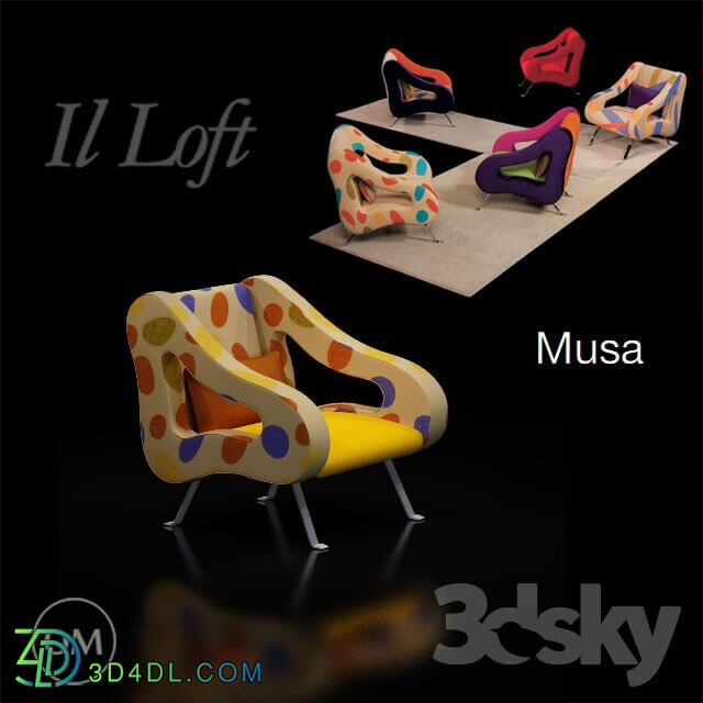 Arm chair - L Loft_ chair musa