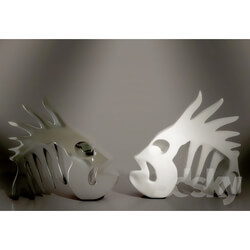 Other decorative objects - Fish-skeletu_ki. Decor. 