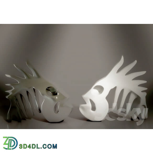 Other decorative objects - Fish-skeletu_ki. Decor.