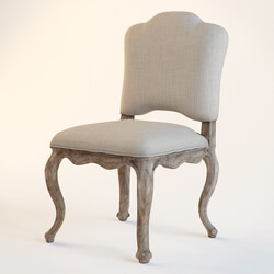 Chair - Eichholtz Devonshire With Lion Off White Linen 