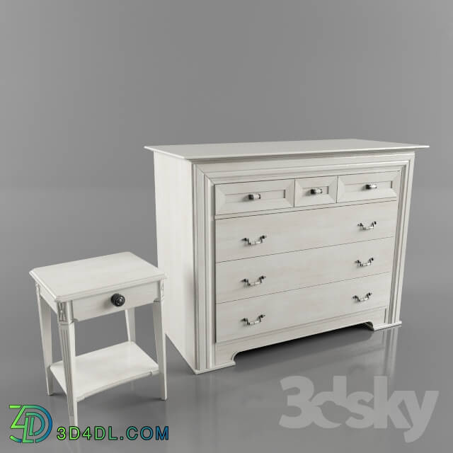 Sideboard _ Chest of drawer - Chest of drawers and bedside table