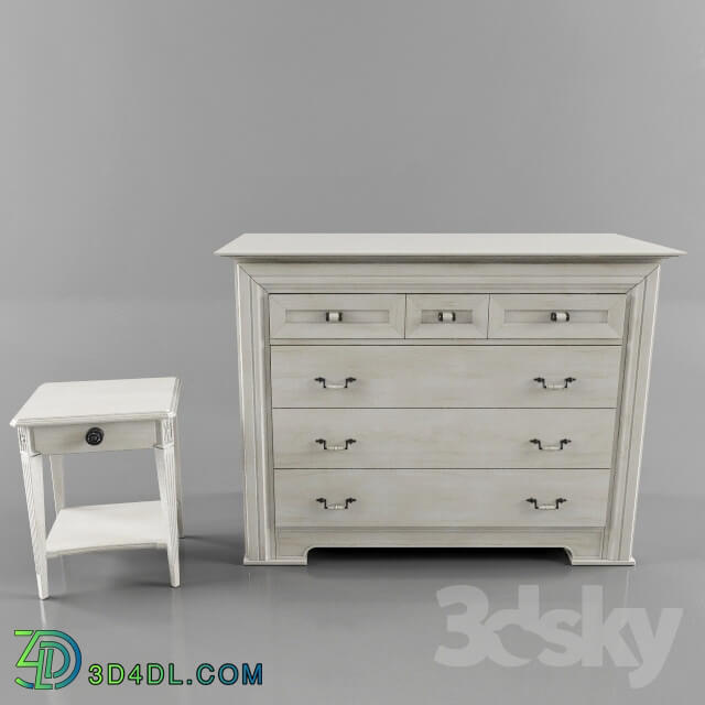 Sideboard _ Chest of drawer - Chest of drawers and bedside table