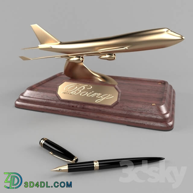 Other decorative objects - Table model of the Boeing aircraft