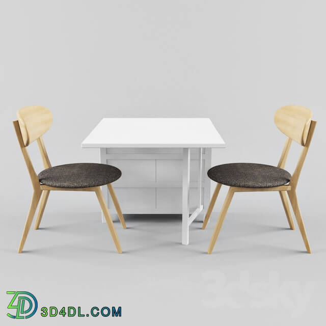 Table _ Chair - Folding table and chairs