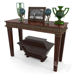 Sideboard _ Chest of drawer - console and decorative set 