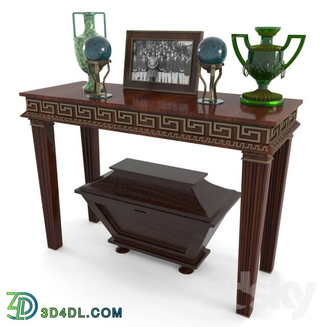 Sideboard _ Chest of drawer - console and decorative set