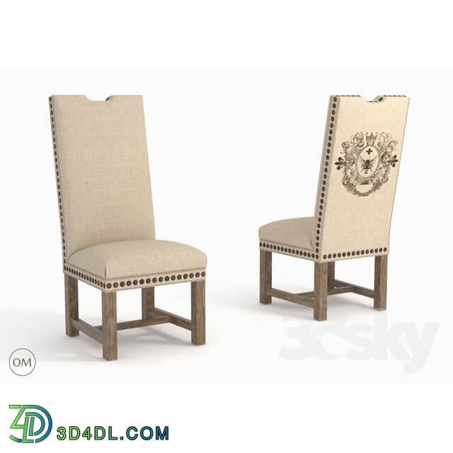 Chair - Lompret linen chair 8826-1301