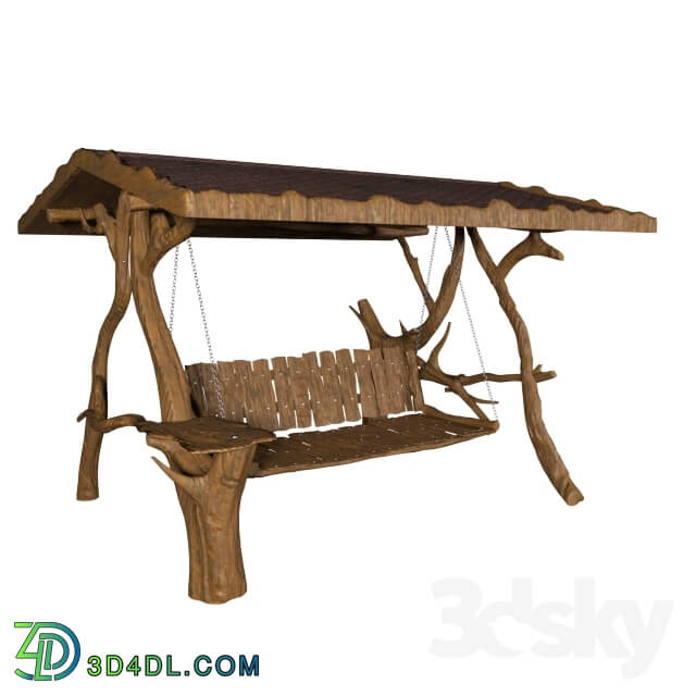 Other architectural elements - Wooden swing