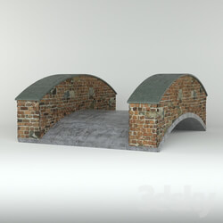 Other architectural elements - Brick concrete bridge 
