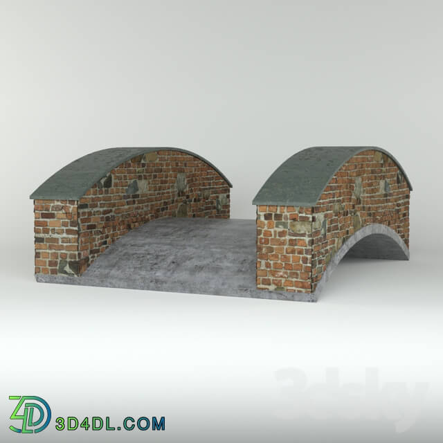 Other architectural elements - Brick concrete bridge
