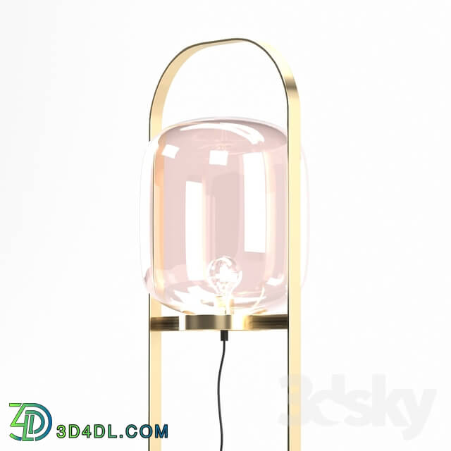 Floor lamp - Floor Lamp Jupiter Pink-Brass