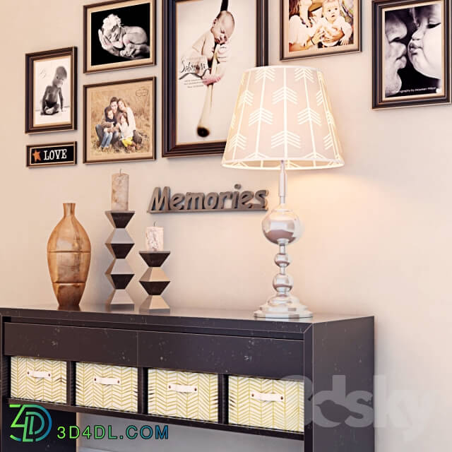 Other decorative objects - Console table with decor