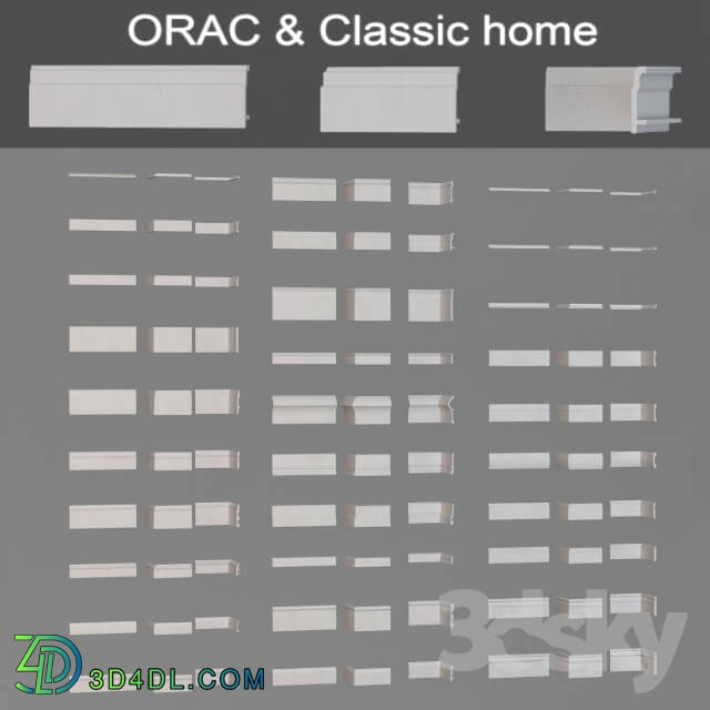 Decorative plaster - Skirting boards and Orac Classic home