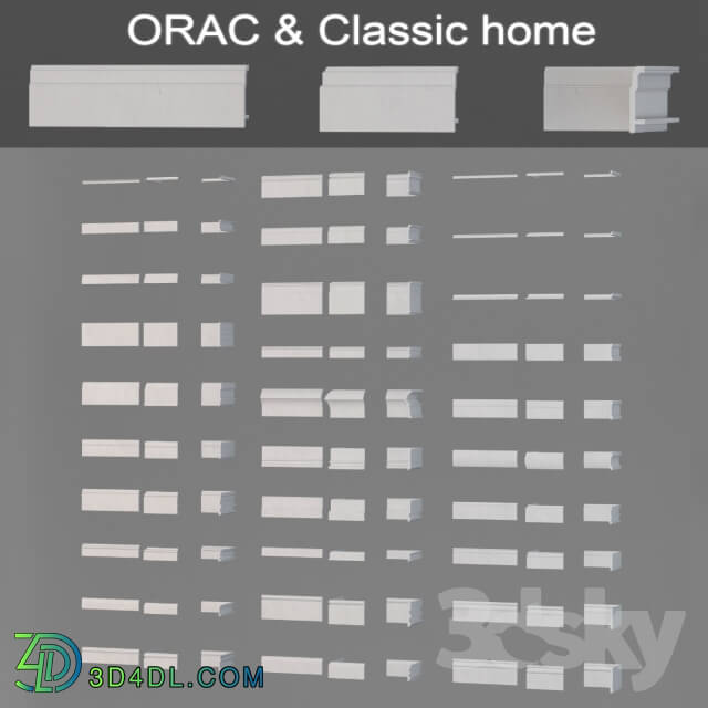 Decorative plaster - Skirting boards and Orac Classic home