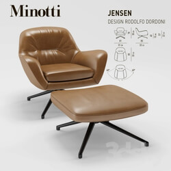 Arm chair - Minotti Jensen Armchair 