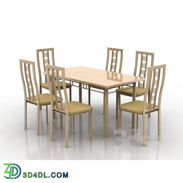 Table _ Chair - dining table_