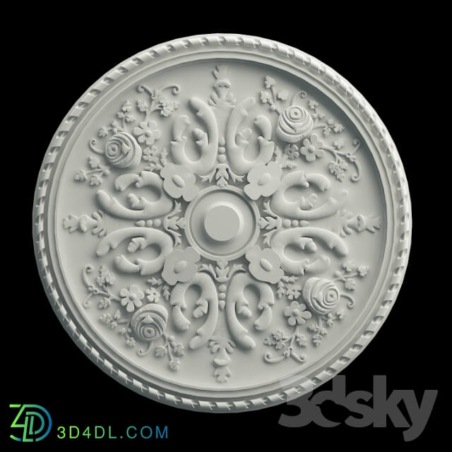 Decorative plaster - rosette