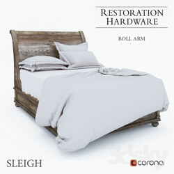 Bed - ST. JAMES SLEIGH BED 
