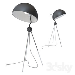 Floor lamp - Floor Lamp Tripot Half Bowl 