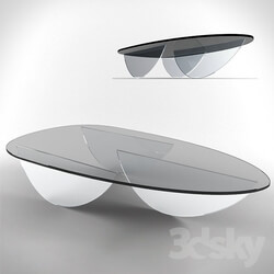 Table - ARCHIPEL Oval coffee table by roche bobois. 