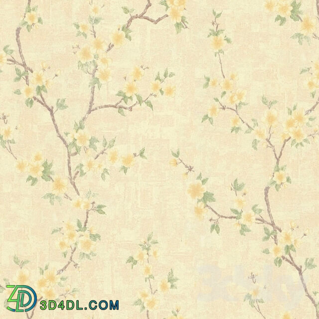 Wall covering - Wallpaper Rasch_ Sakura collection_ article 678123_ Germany