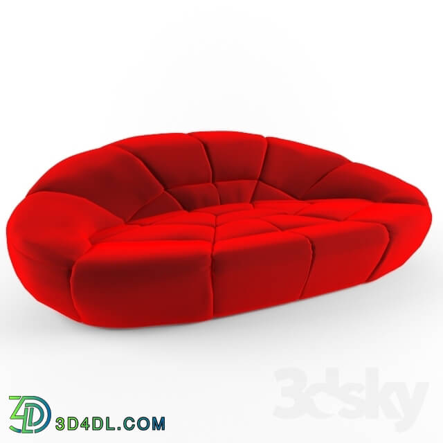 Sofa - Corduroy sofa Kautsch G135 Bretz