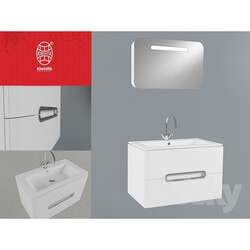 Bathroom furniture - Cupboard Uventa Prato 