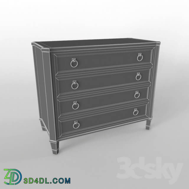 Sideboard _ Chest of drawer - W600H Macallister Four-Drawer Chest