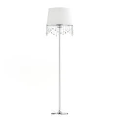 CGaxis Vol114 (26) white metal floor lamp 