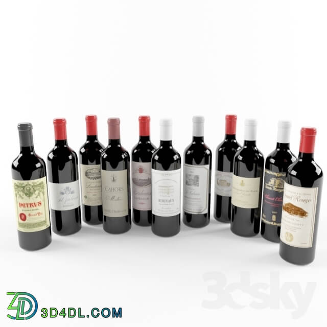 Food and drinks - Wine Bottle _Bordeaux_