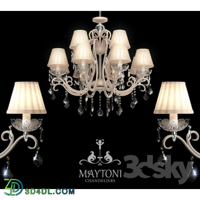 Ceiling light - Chandelier Maytoni ARM288-12-G