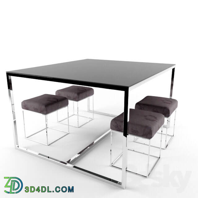 Table _ Chair - Modern dining table