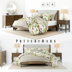 Bed - Pottery Barn Calistoga Bed set 