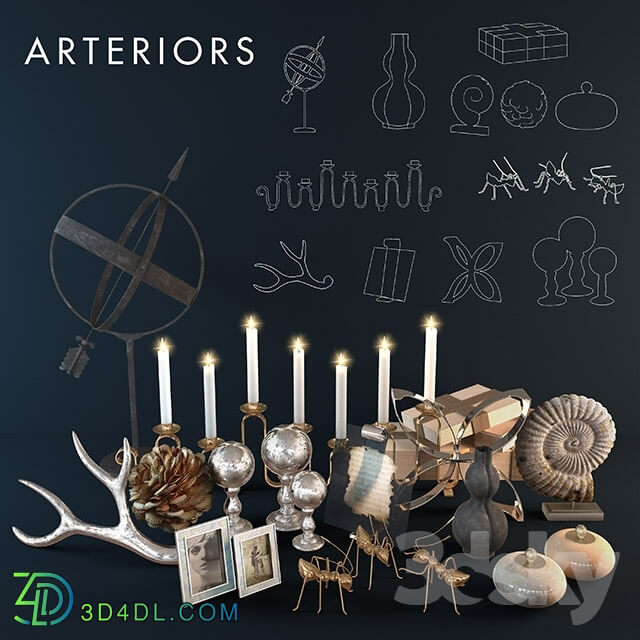 Other decorative objects - Arteriors decoration set