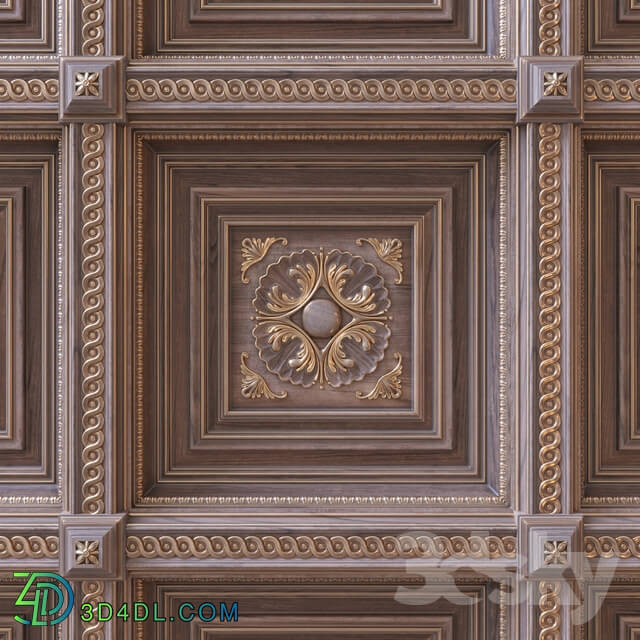 Other decorative objects - Coffered ceiling