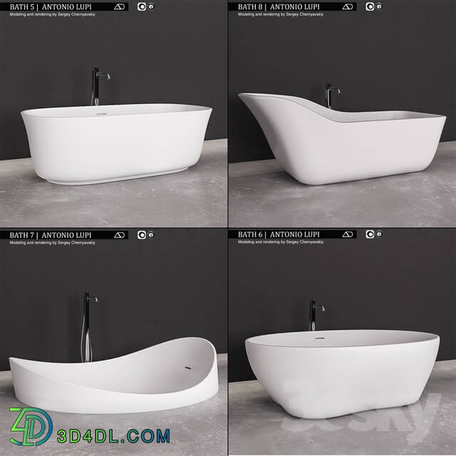 Bathtub - Bath collection 2 Antonio Lupi _4 Bath_