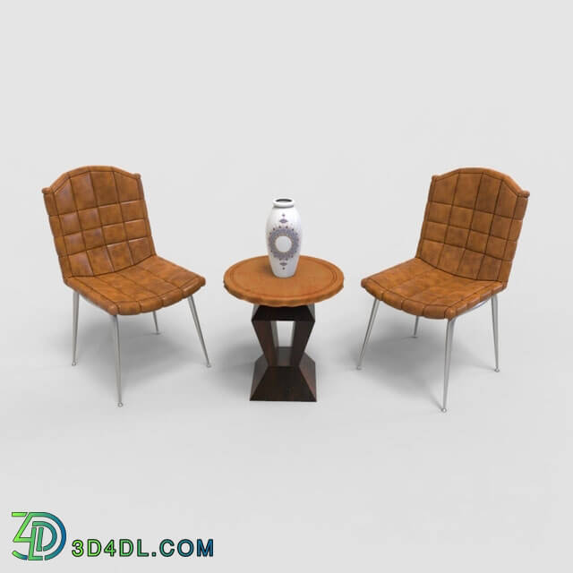 Table _ Chair - Leather chairs