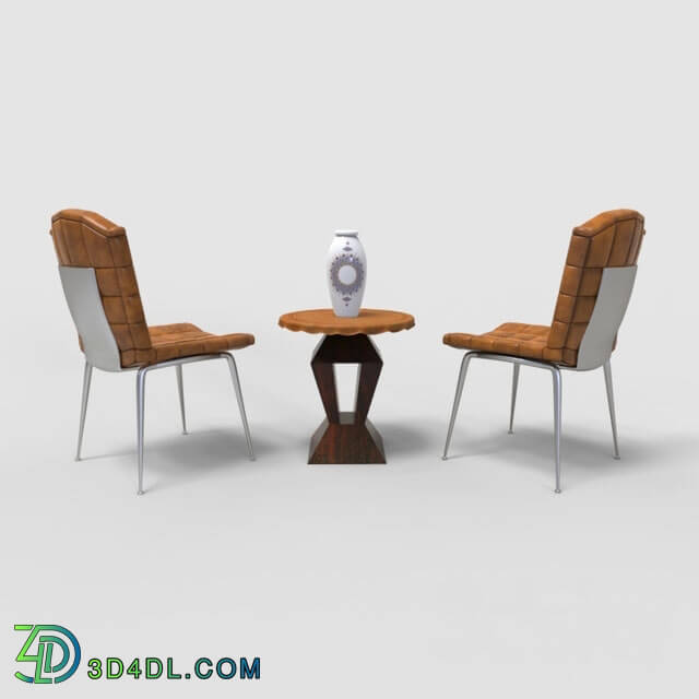 Table _ Chair - Leather chairs