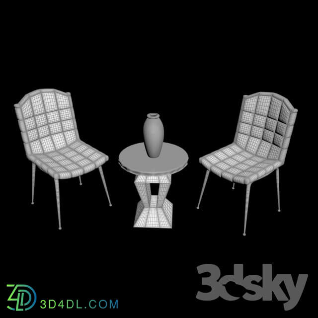 Table _ Chair - Leather chairs