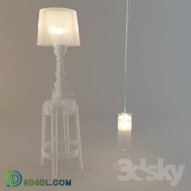 Table lamp - Three items of Kartell