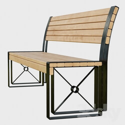 Other architectural elements - The bench steel _Sofia_ 