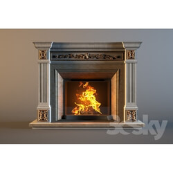 Fireplace - Classic Fireplace 3D 