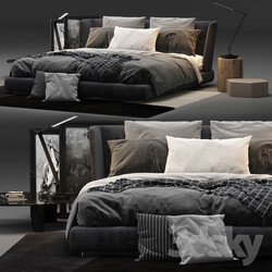 Bed - Minotti Creed Bed 