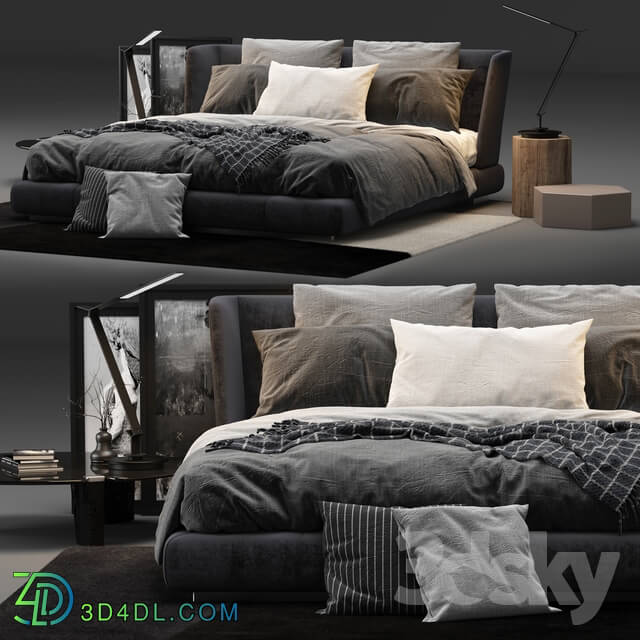 Bed - Minotti Creed Bed