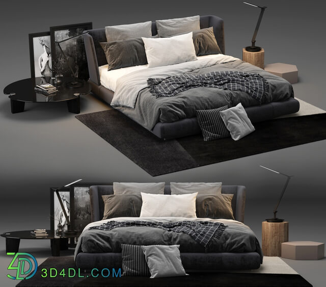 Bed - Minotti Creed Bed
