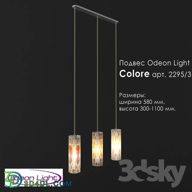 Ceiling light - Suspension Odeon light Colore 2295_3